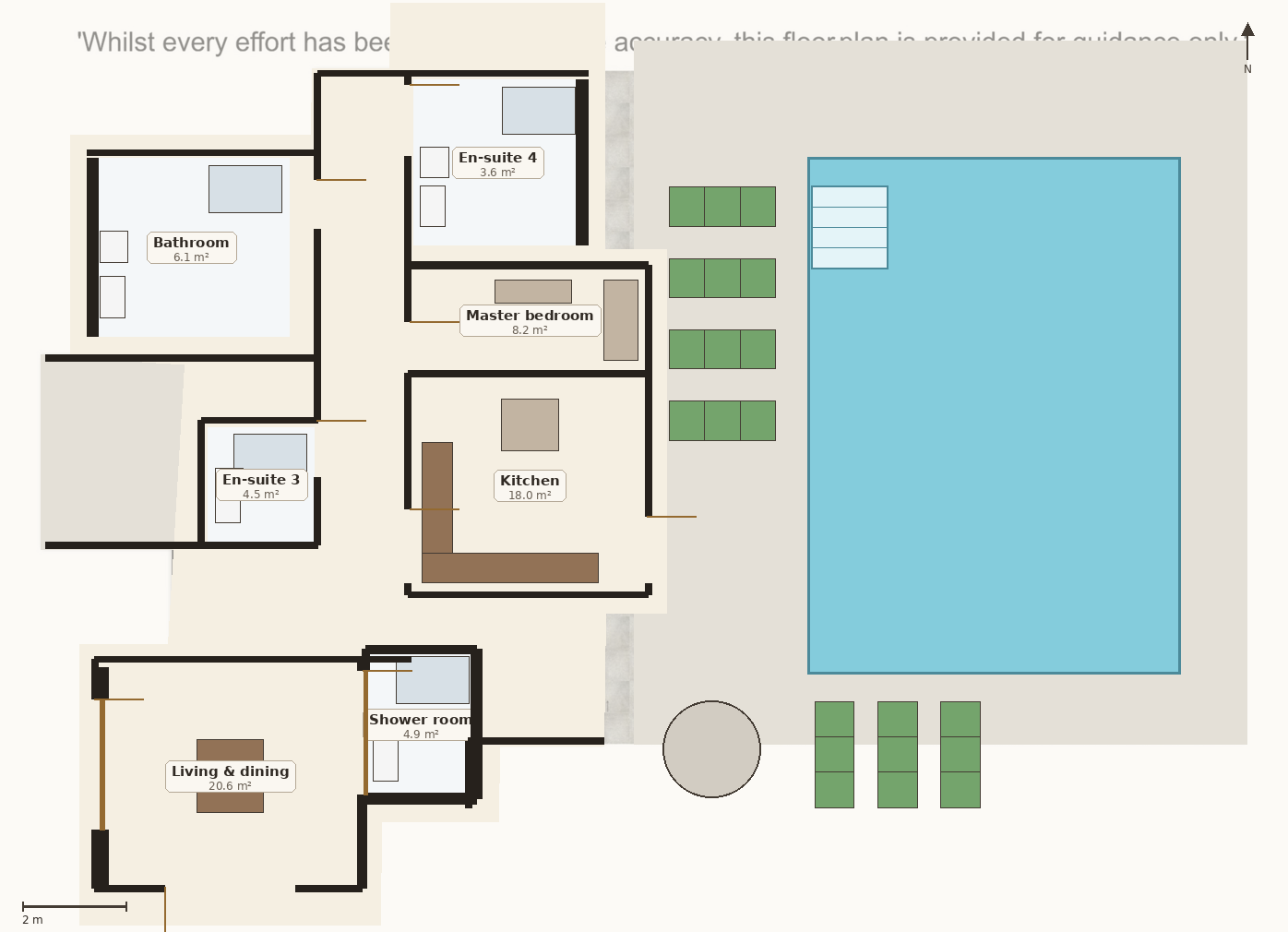 Casa Pluma floor plan