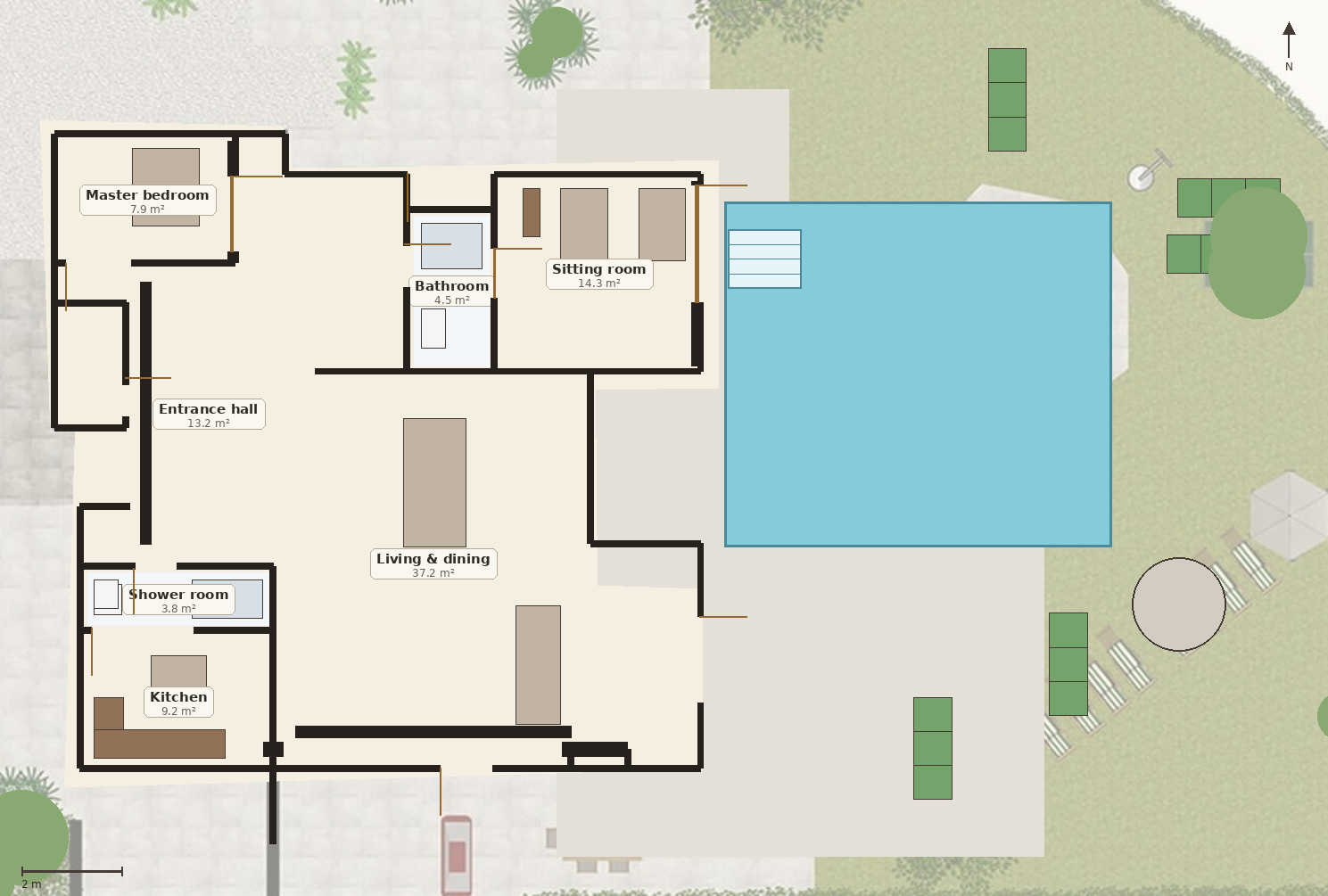 Villa Adele floor plan