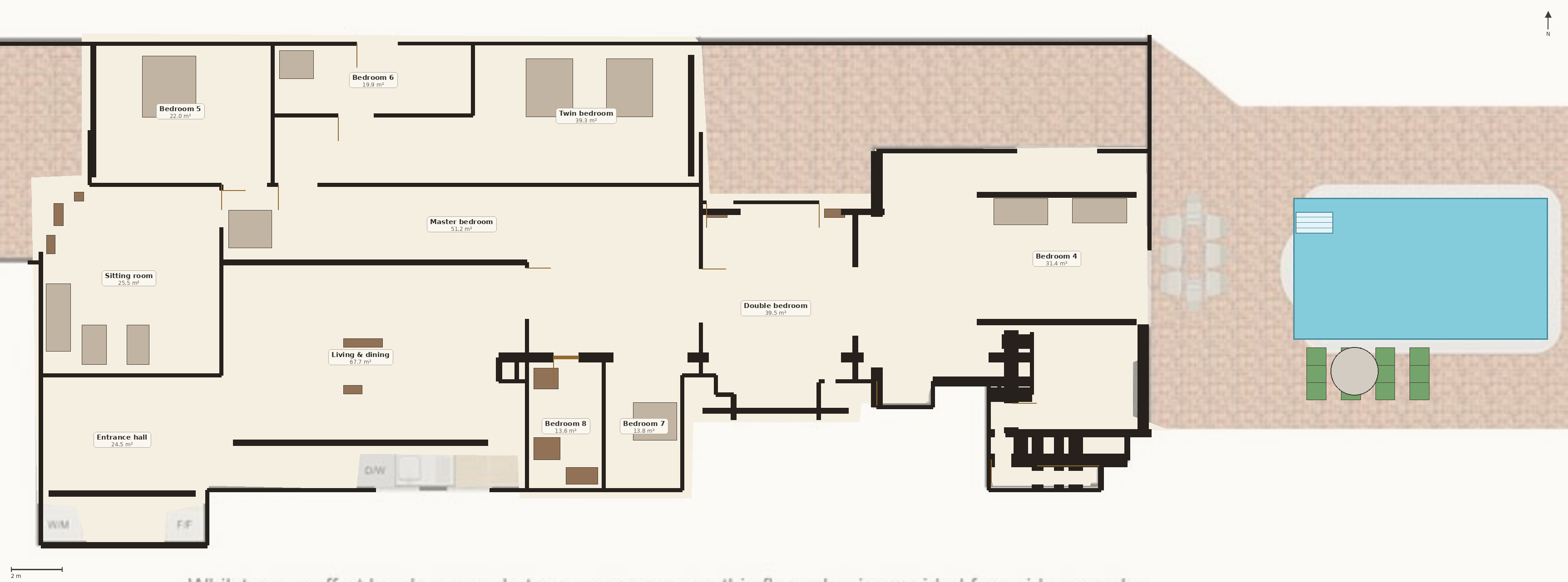 Villa Bitoque floor plan