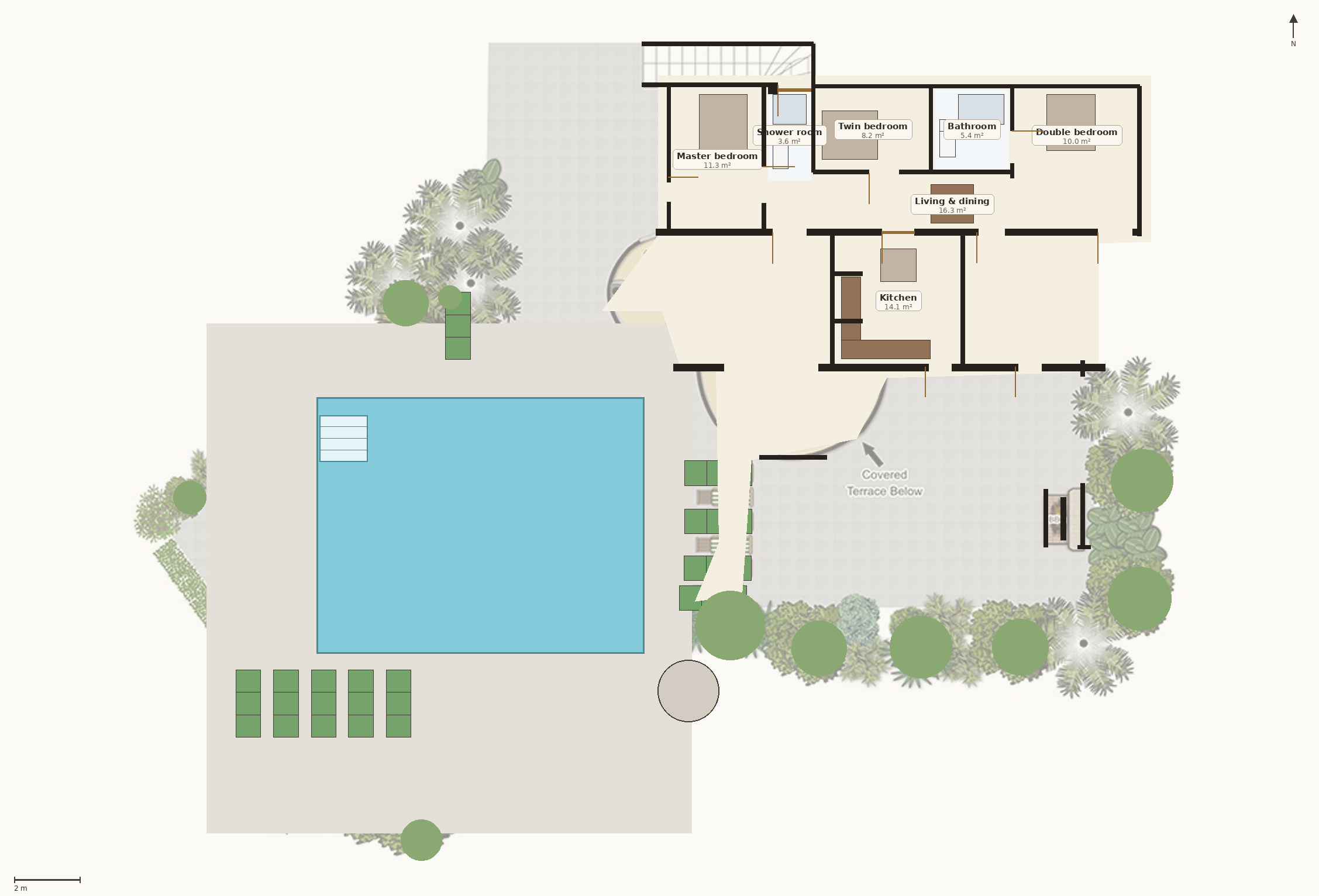 Villa Devis floor plan