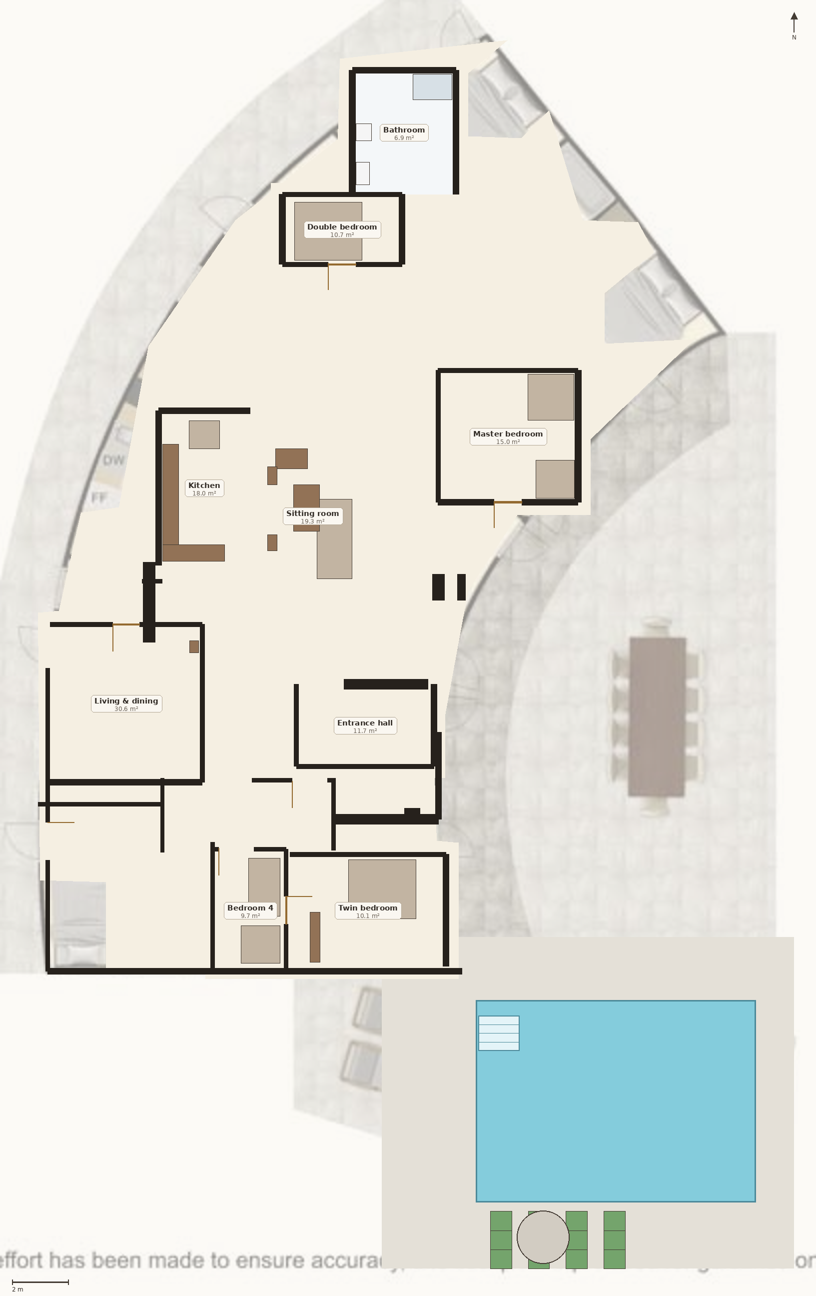 Villa Vele Bianche floor plan